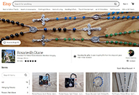 Retired Chicago Police Officer Diane Martino hand-crafts rosaries of all types.